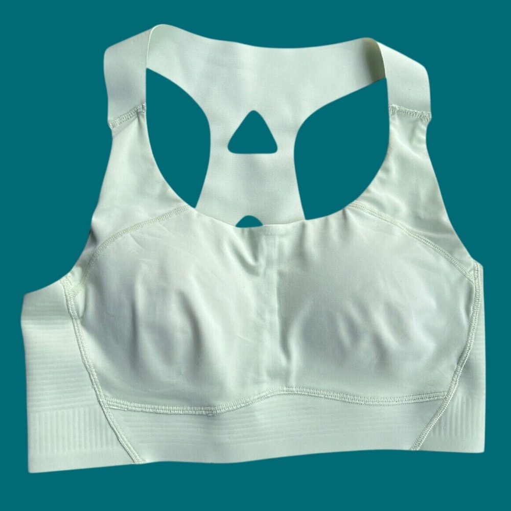 Jockey Sports Bra Women Medium Mint Green Contour Hold Mid Impact Racerback